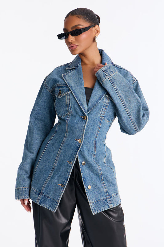 Copenhagen Denim Blazer - Medium Wash