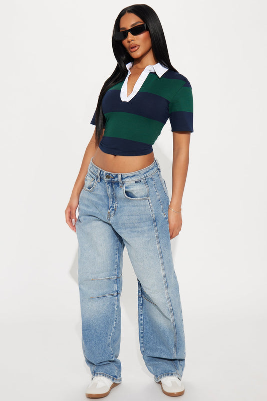 Sporty Era Polo Shirt - Green/combo