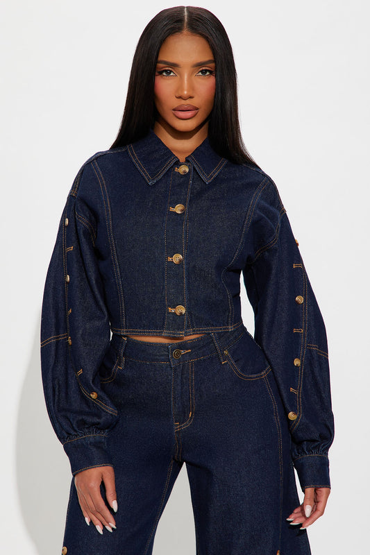 Asher Denim Jacket - Dark Wash