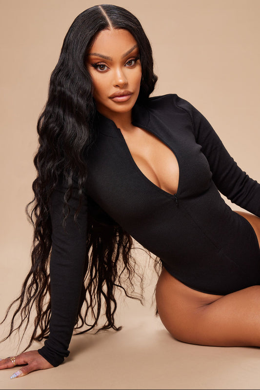 Grind Time Beyond Long Sleeve Bodysuit - Black