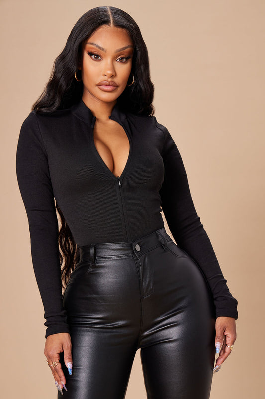 Grind Time Beyond Long Sleeve Bodysuit - Black