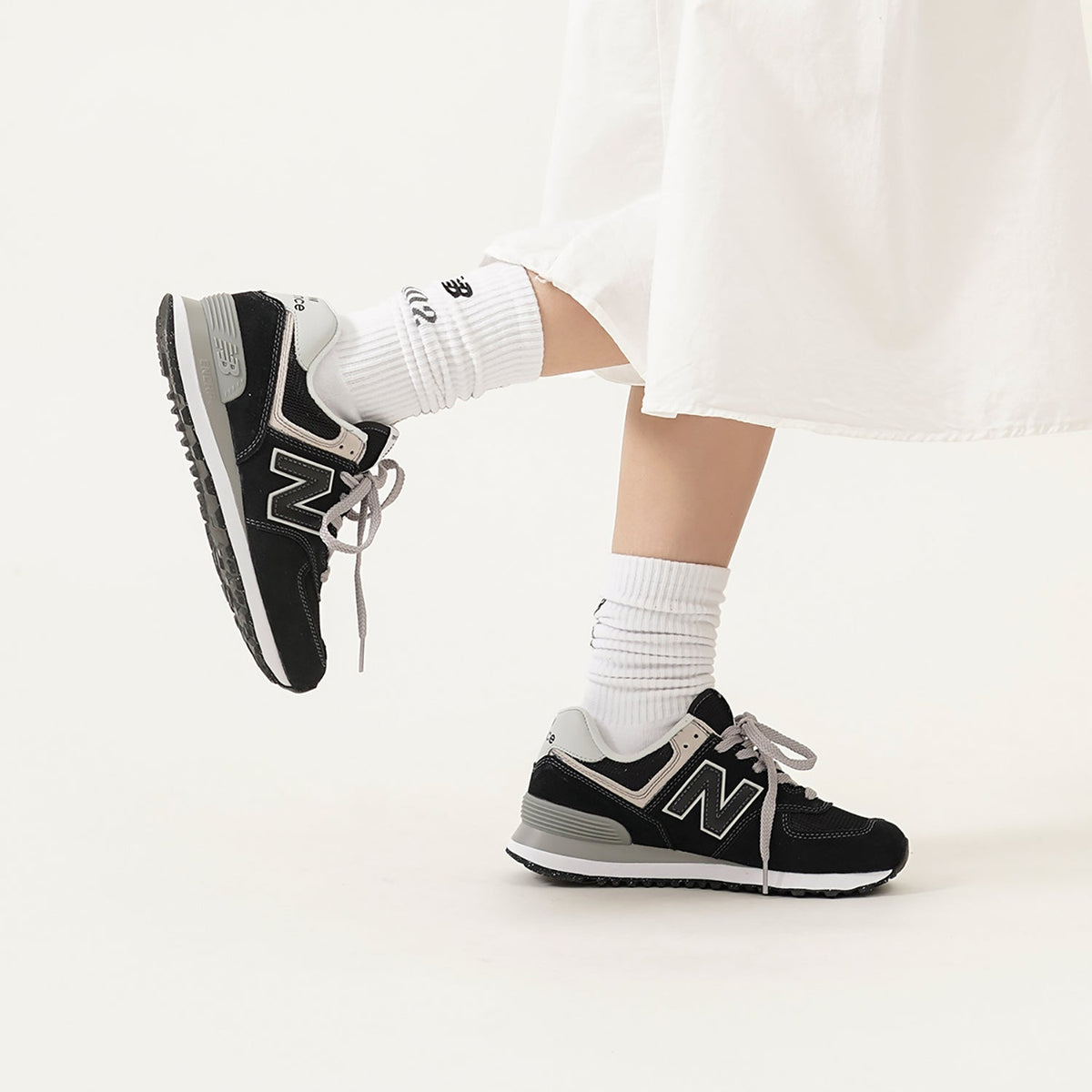 New Balance 574 'Black Grey' ML574EVB