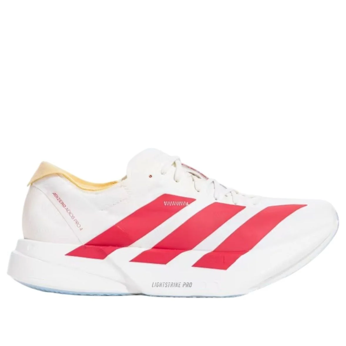 adidas Adizero Adios Pro 4 'Off White Lucid Red' JR4542 Sneakers