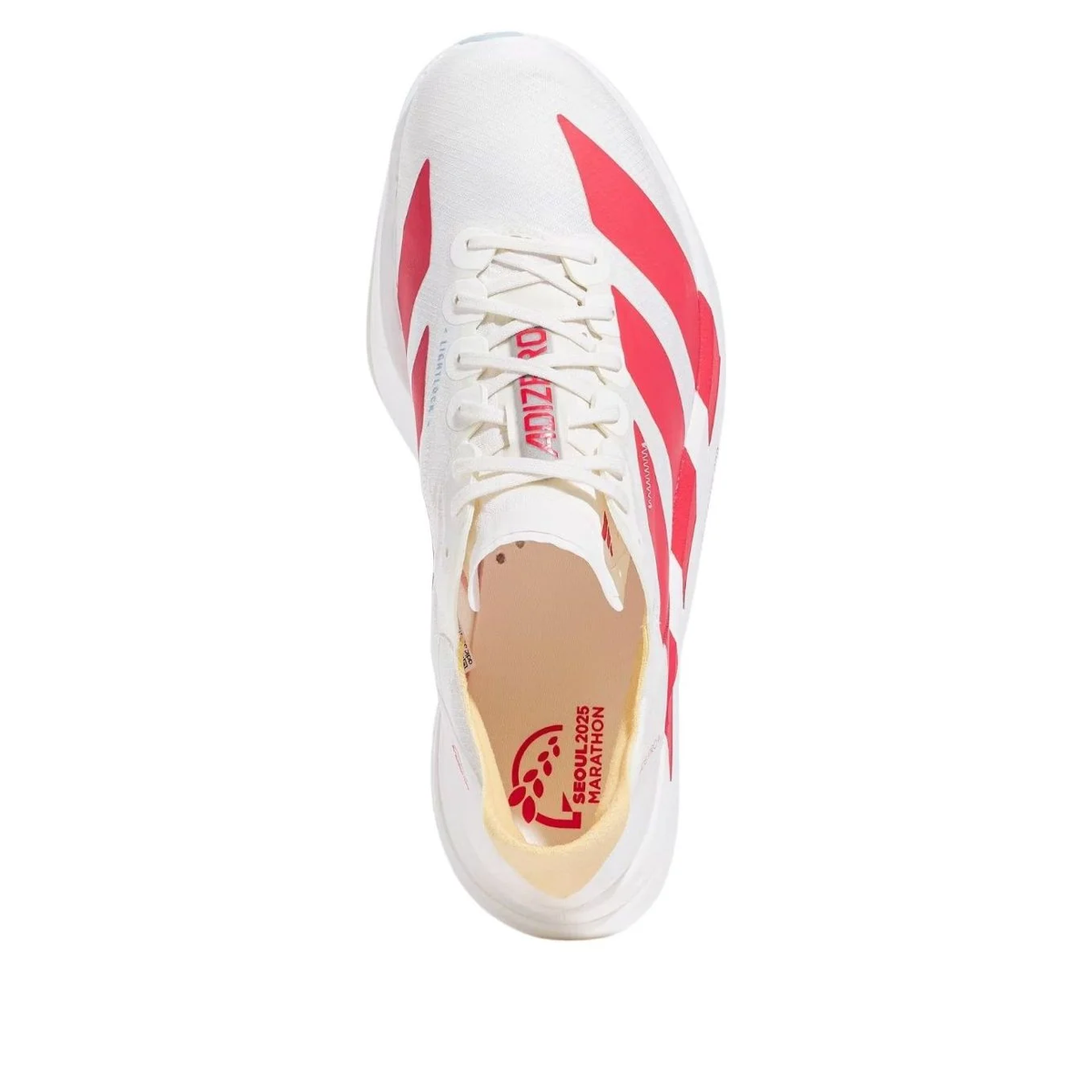 adidas Adizero Adios Pro 4 'Off White Lucid Red' JR4542 Sneakers