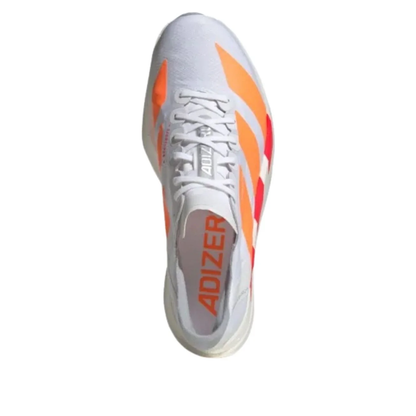 adidas Adizero Adios Pro 4 'White Lucid Orange' JR7088 Sneakers