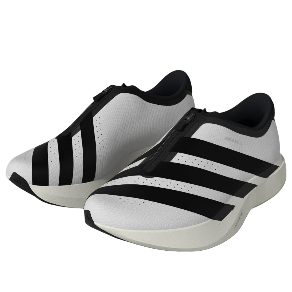 adidas Adizero Evo SL Zip 'White Black' KH9623 Sneakers