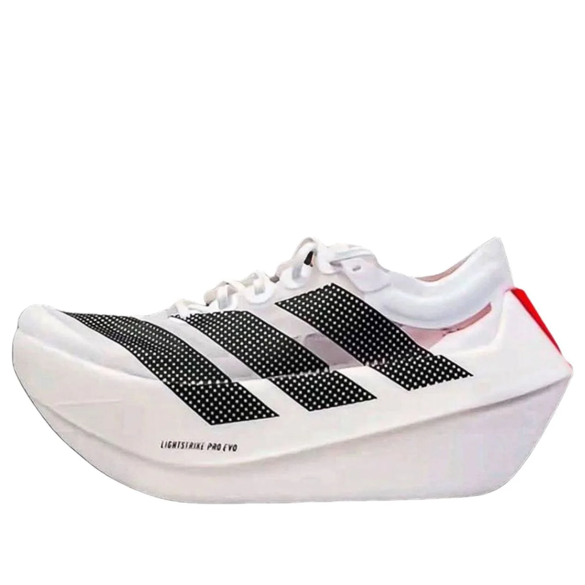 adidas Adizero Prime X EVO 'Cloud White Core Black Lucid Red' KH7677 Sneakers
