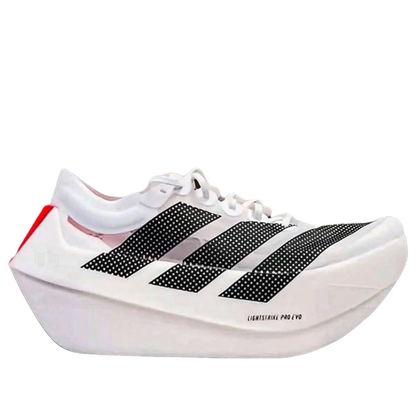 adidas Adizero Prime X EVO 'Cloud White Core Black Lucid Red' KH7677 Sneakers