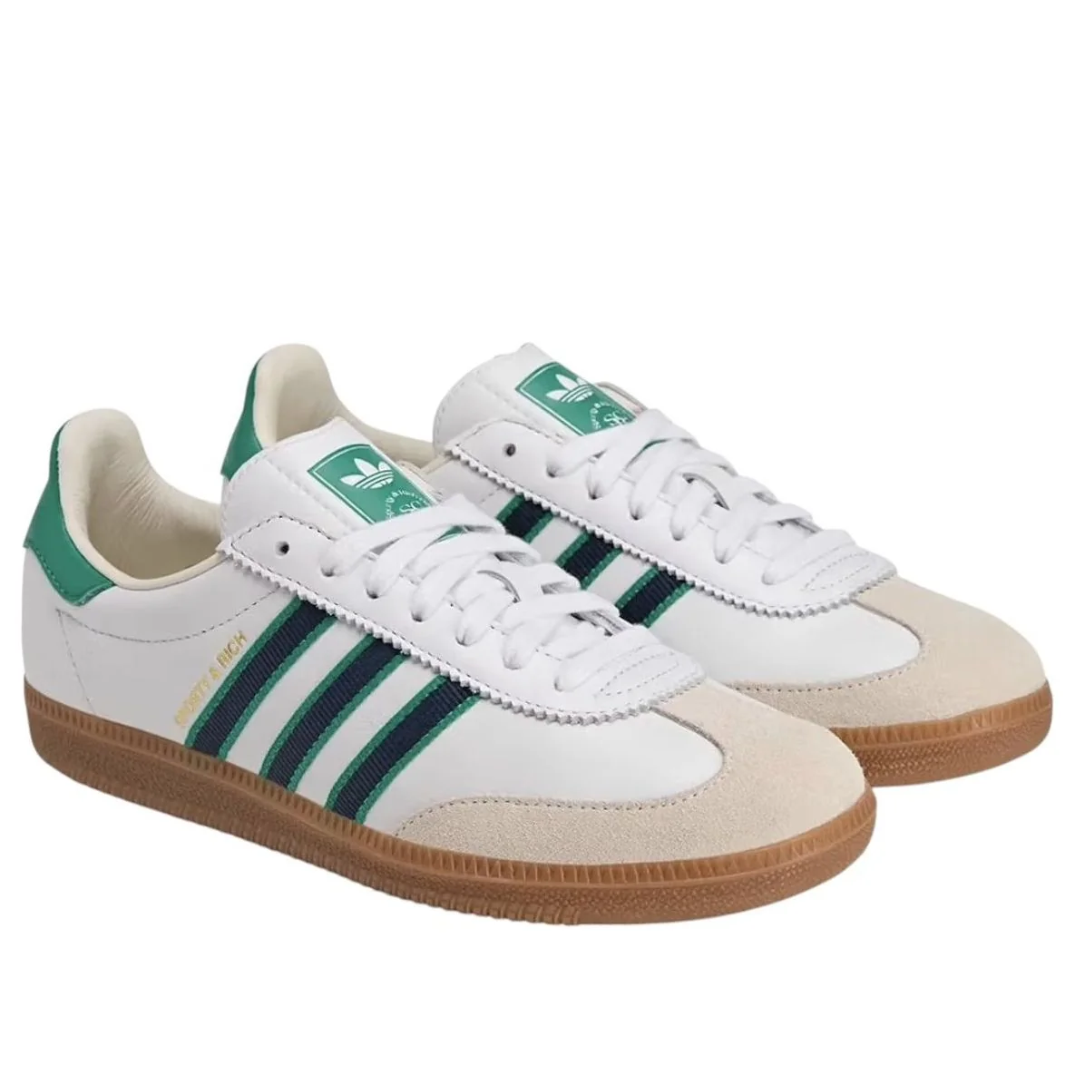 adidas x Sporty & Rich Samba 'White Green' JQ1353 Sneakers