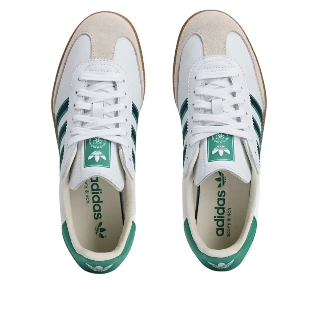 adidas x Sporty & Rich Samba 'White Green' JQ1353 Sneakers