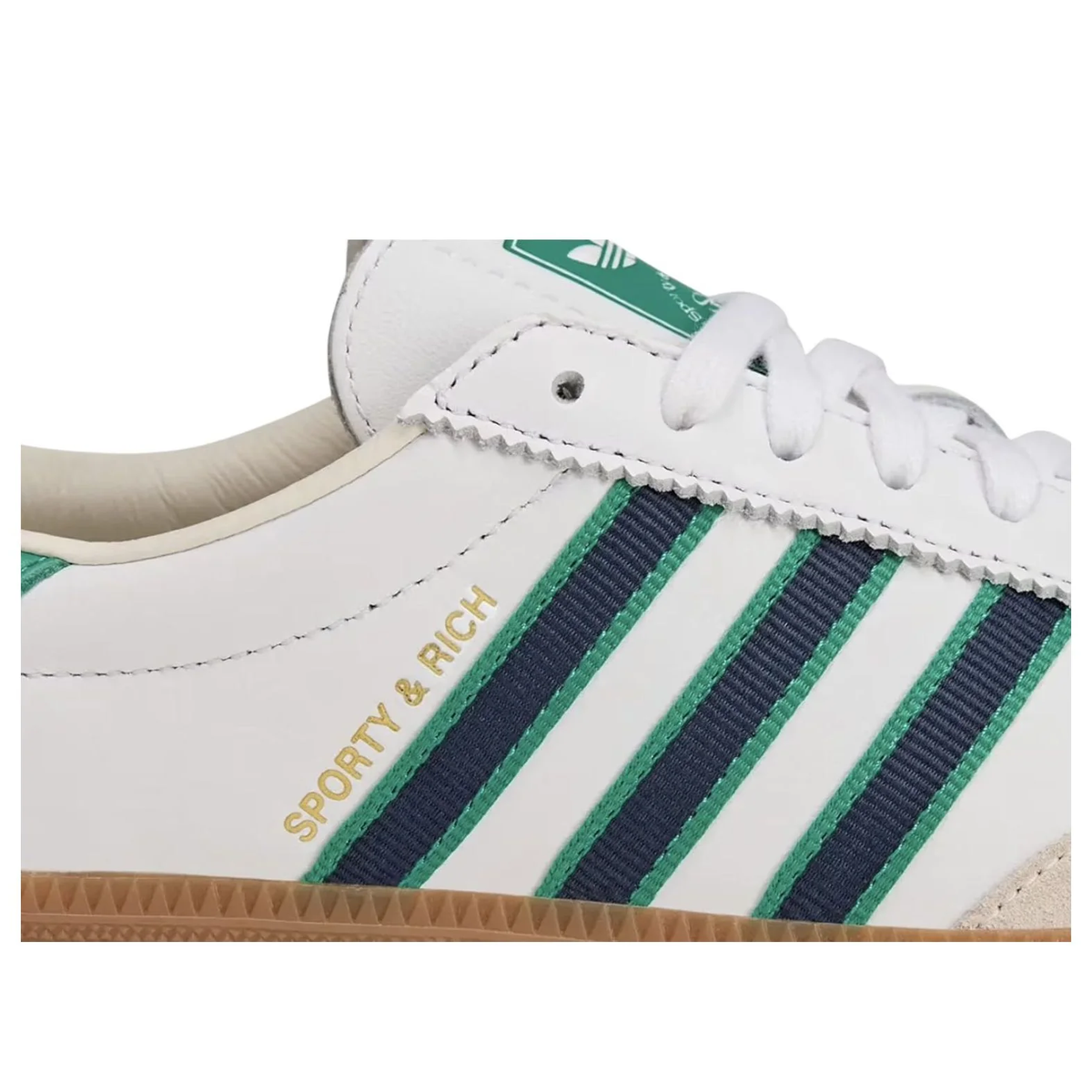 adidas x Sporty & Rich Samba 'White Green' JQ1353 Sneakers