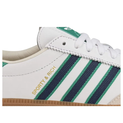 adidas x Sporty & Rich Samba 'White Green' JQ1353 Sneakers