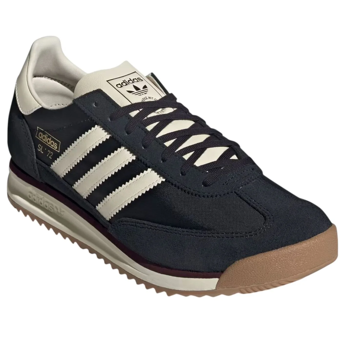 adidas SL 72 RS 'Core Black Cream White Gold Metallic' HQ7250 Sneakers