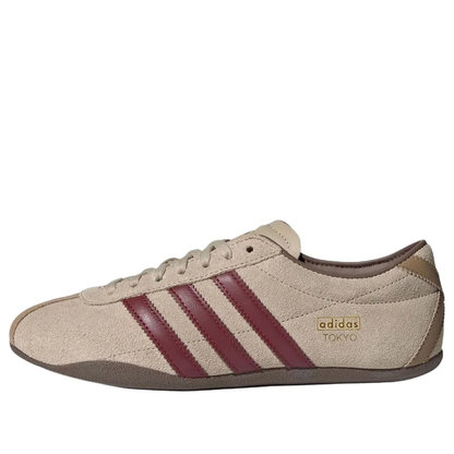 adidas Tokyo 'Stone Khaki Collegiate Burgundy' KJ0366 Women's Sneakers