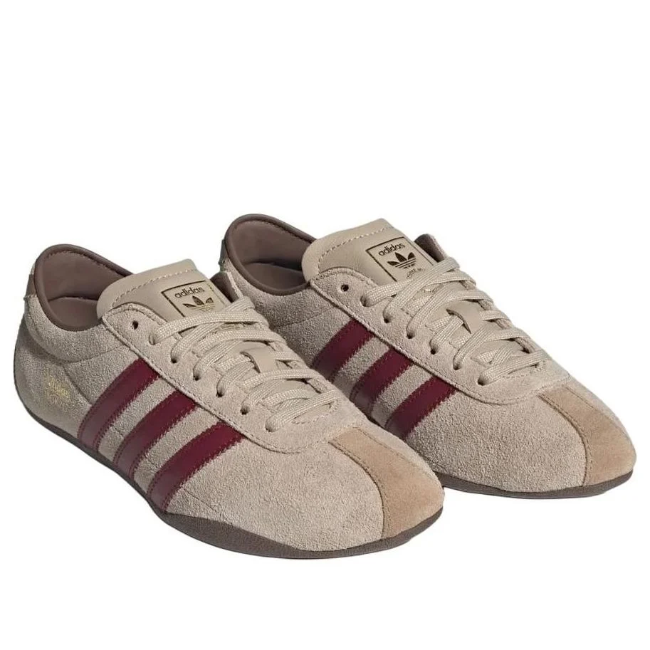 adidas Tokyo 'Stone Khaki Collegiate Burgundy' KJ0366 Women's Sneakers