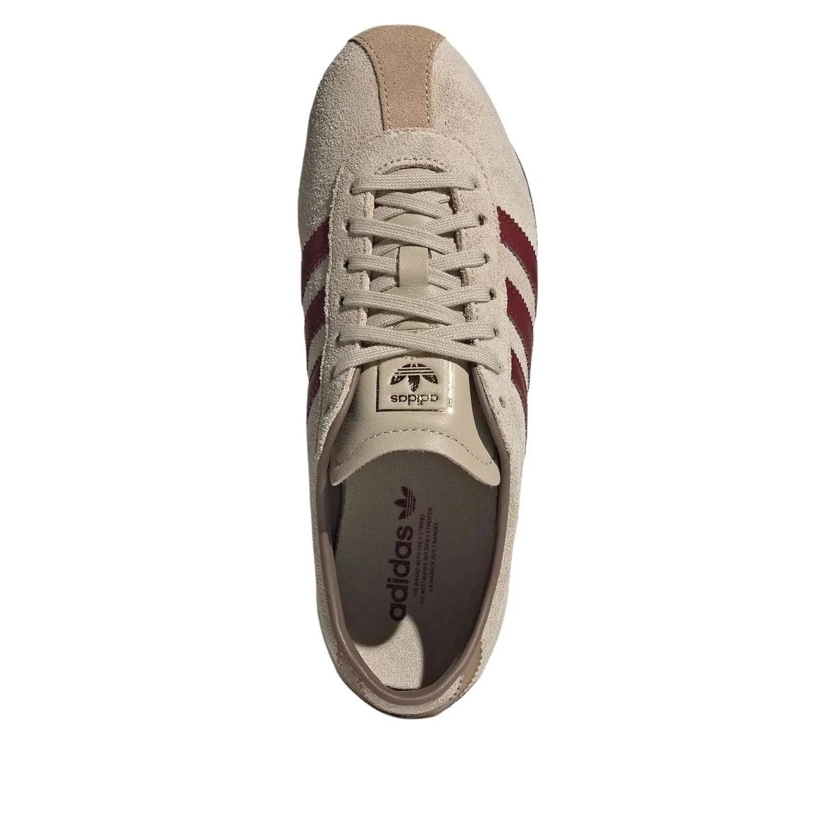 adidas Tokyo 'Stone Khaki Collegiate Burgundy' KJ0366 Women's Sneakers
