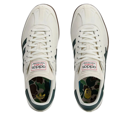 adidas x A Bathing Ape Samba 'White Forest' KJ8852 Sneakers