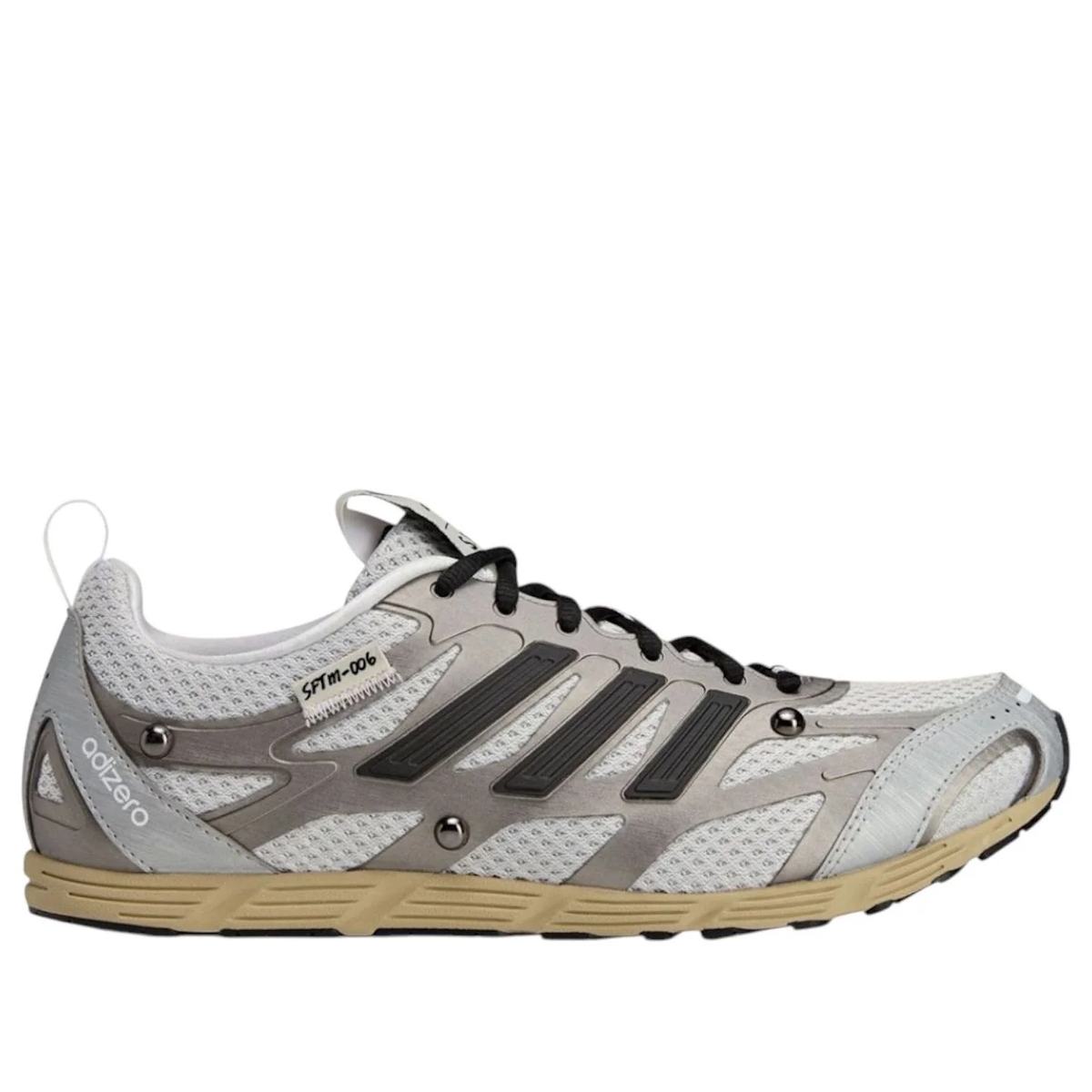 adidas x SFTM Adizero PR 'White Silver Metallic' HP3521 Sneakers