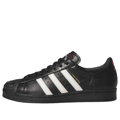 adidas x Willy Chavarria Rose Superstar 'Black White Red' KI5156 Sneakers