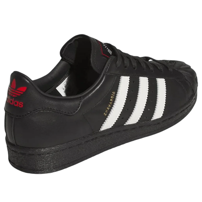 adidas x Willy Chavarria Rose Superstar 'Black White Red' KI5156 Sneakers