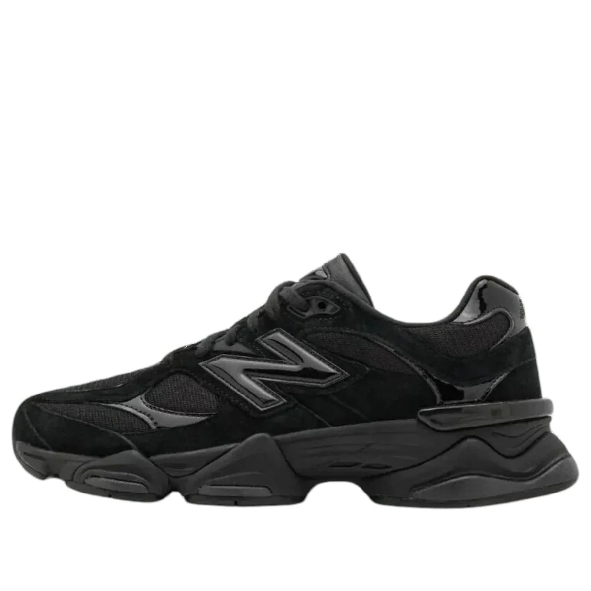 New Balance 9060 'Triple Black Patent' U9060ZBO Men's & Women's Sneakers