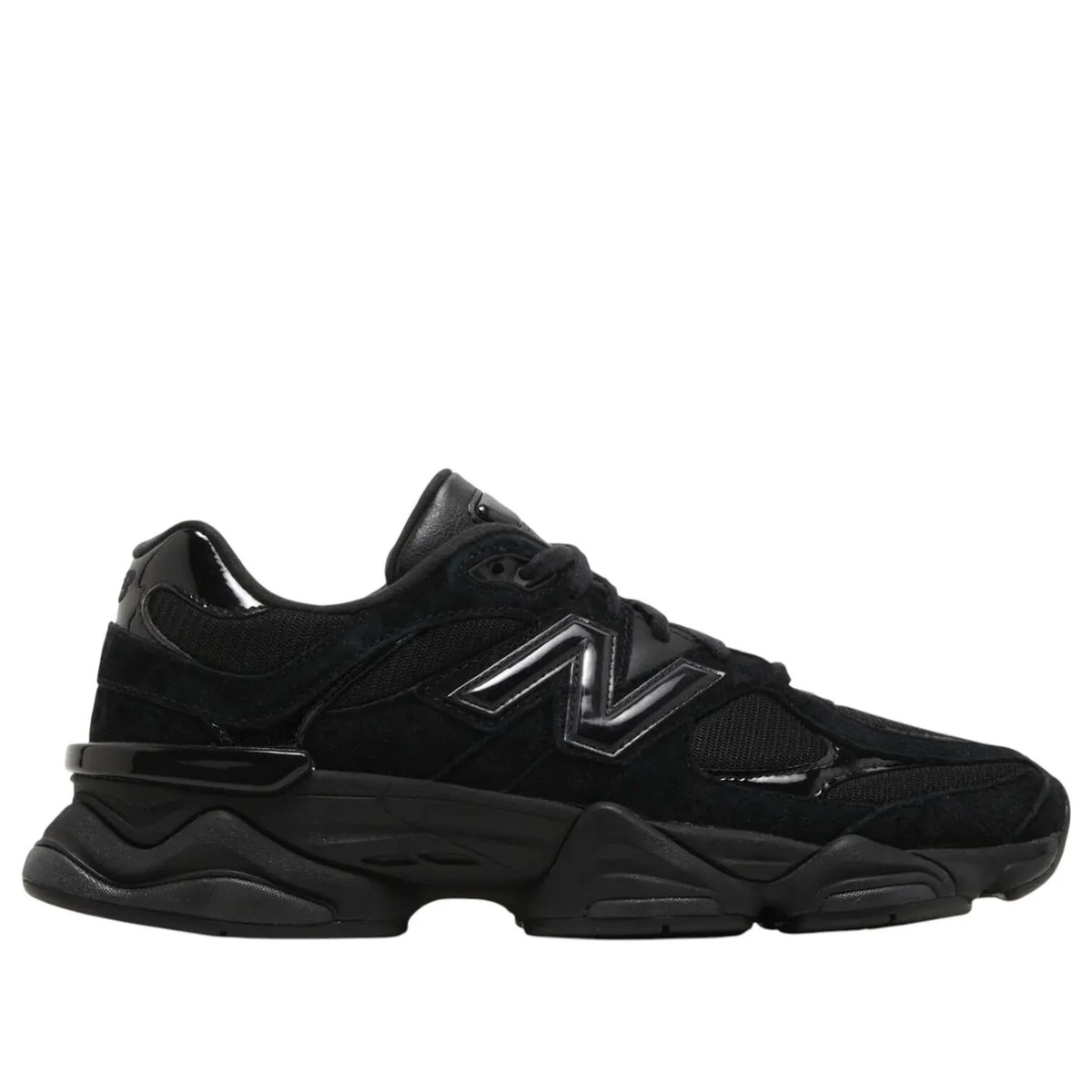New Balance 9060 'Triple Black Patent' U9060ZBO Men's & Women's Sneakers