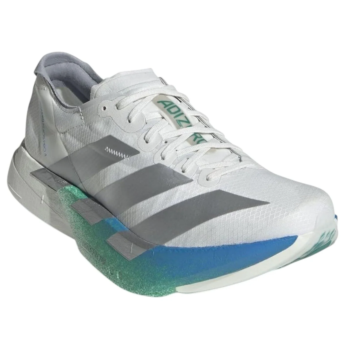 adidas Adizero Adios Pro 4 'Crystal White Matte Silver Glory Green' JR6354 Women's Sneakers