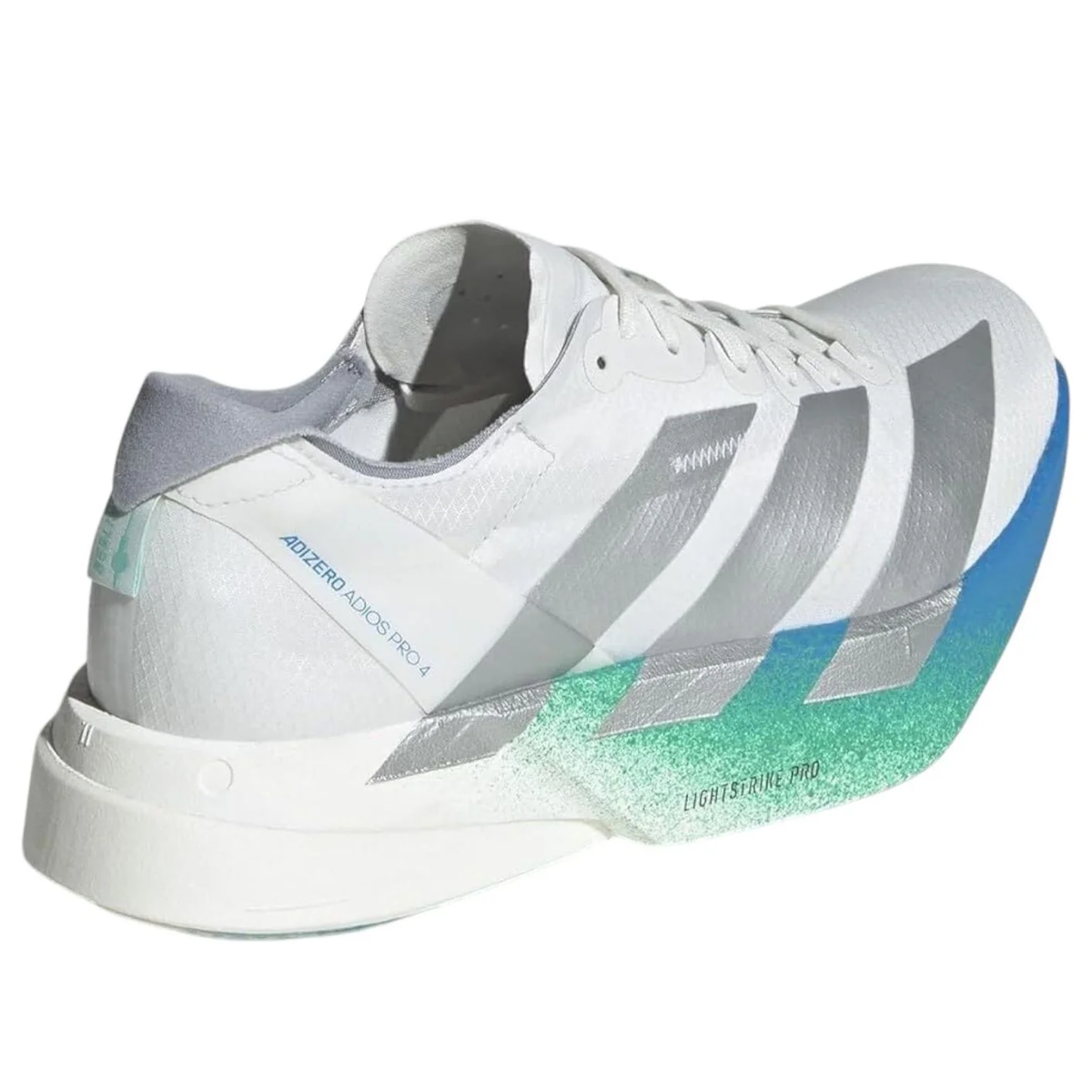 adidas Adizero Adios Pro 4 'Crystal White Matte Silver Glory Green' JR6354 Women's Sneakers