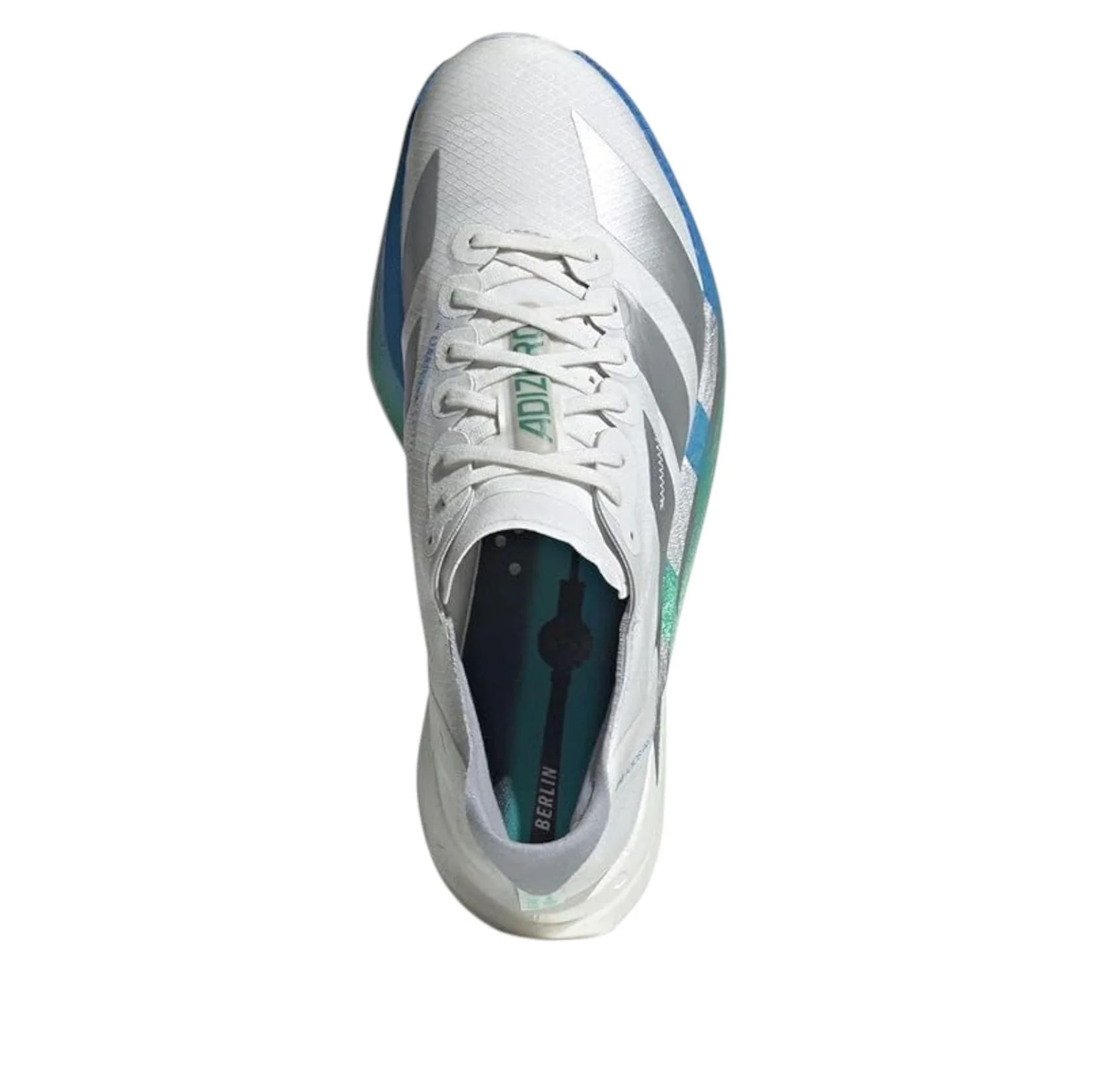 adidas Adizero Adios Pro 4 'Crystal White Matte Silver Glory Green' JR6354 Women's Sneakers