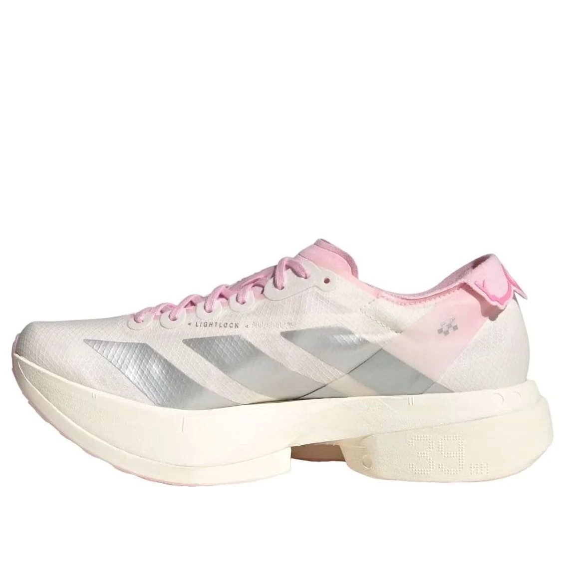 adidas Adizero Adios Pro 4 'White Silver Metallic Clear Pink' JQ4446 Women's Sneakers