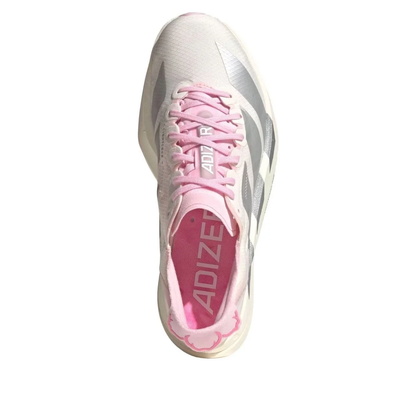 adidas Adizero Adios Pro 4 'White Silver Metallic Clear Pink' JQ4446 Women's Sneakers