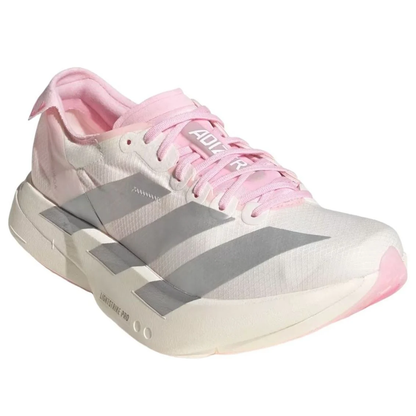 adidas Adizero Adios Pro 4 'White Silver Metallic Clear Pink' JQ4446 Women's Sneakers