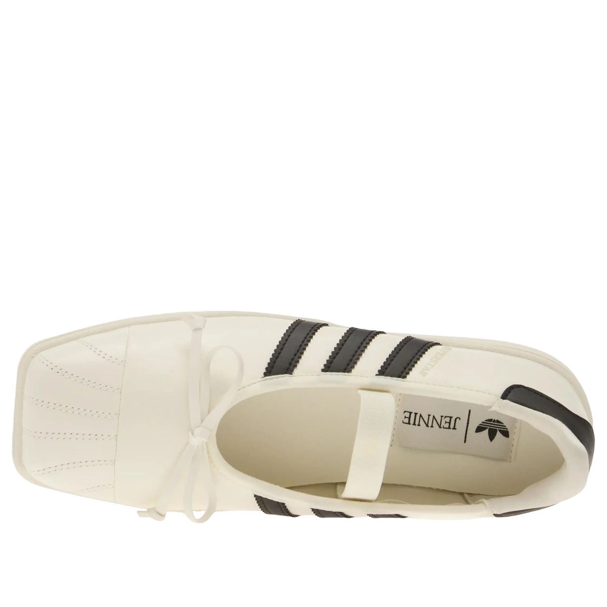 adidas × Jennie Superstar Square Ballet 'White Black' LB3786 Women's Sneakers