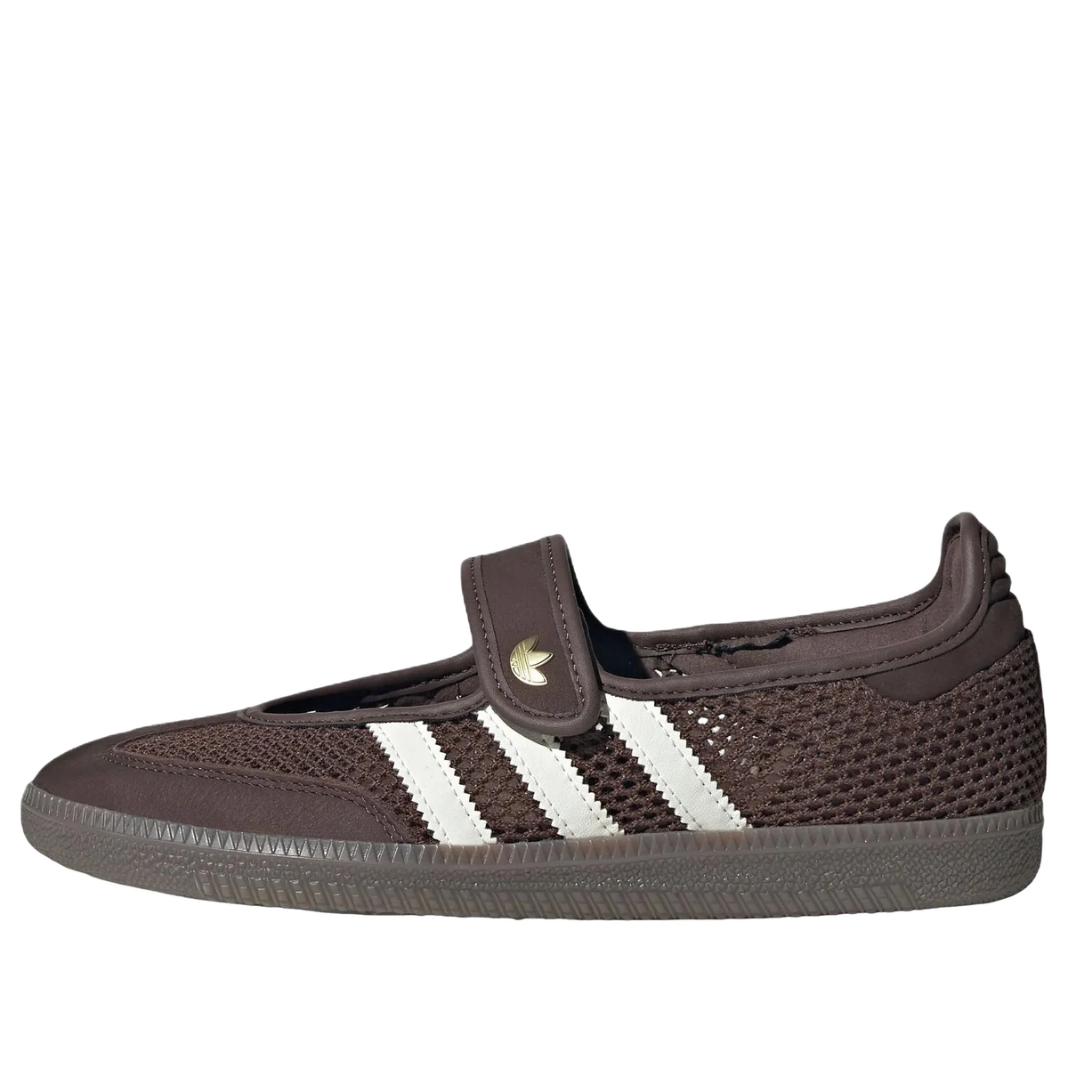adidas Samba Jane 'Brown Off White Gold Metallic' LA6829 Women's Sneakers