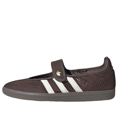 adidas Samba Jane 'Brown Off White Gold Metallic' LA6829 Women's Sneakers
