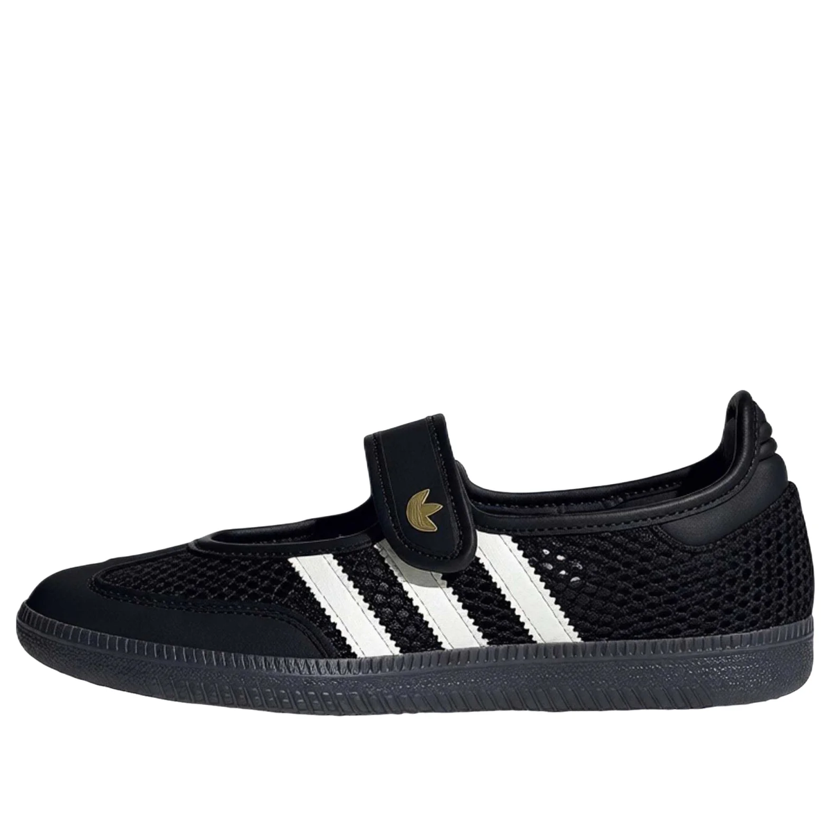 -(WMNS) adidas Samba Jane 'Core Black Off White Gold Metallic' LA6830