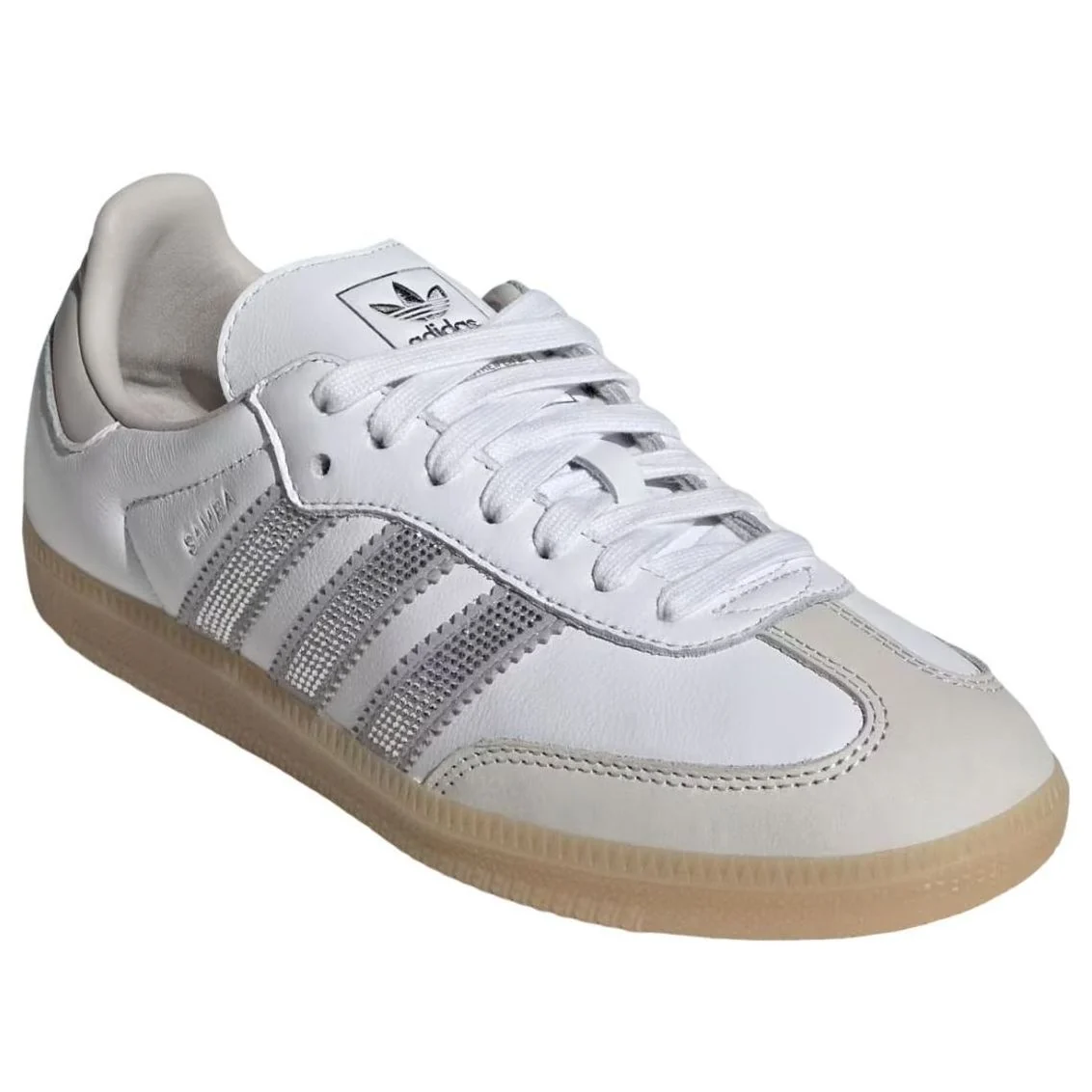 adidas Samba OG 'White Silver Metallic' KK0063 Women's Sneakers