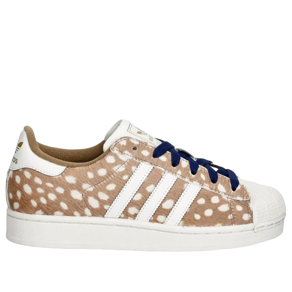 adidas Superstar II 'Brown Desert Dark Blue' KJ4642 Women's Sneakers