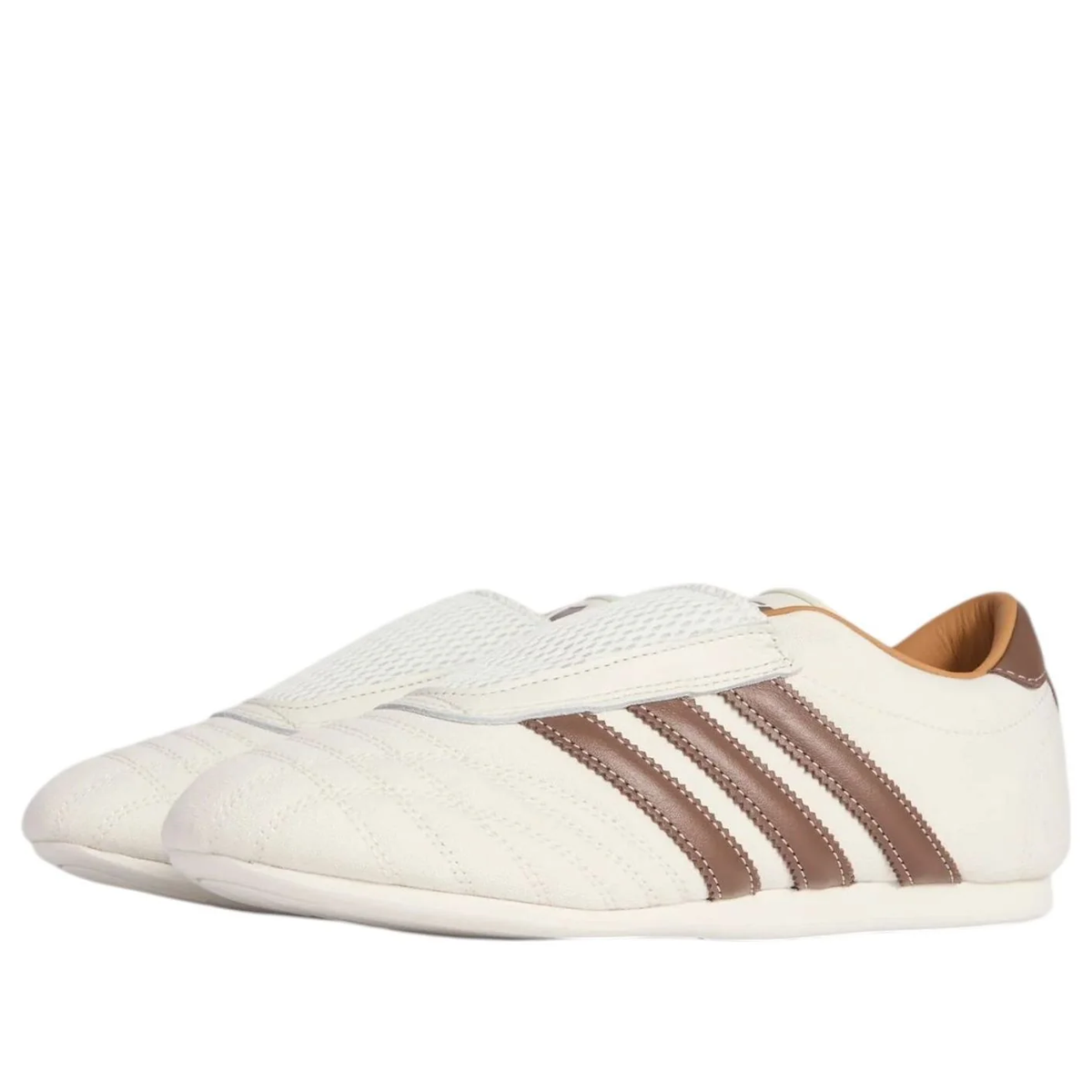 adidas x Kith Taekwondo 'Natural Canvas Coffee Quartz' JR7036 Women's Sneakers