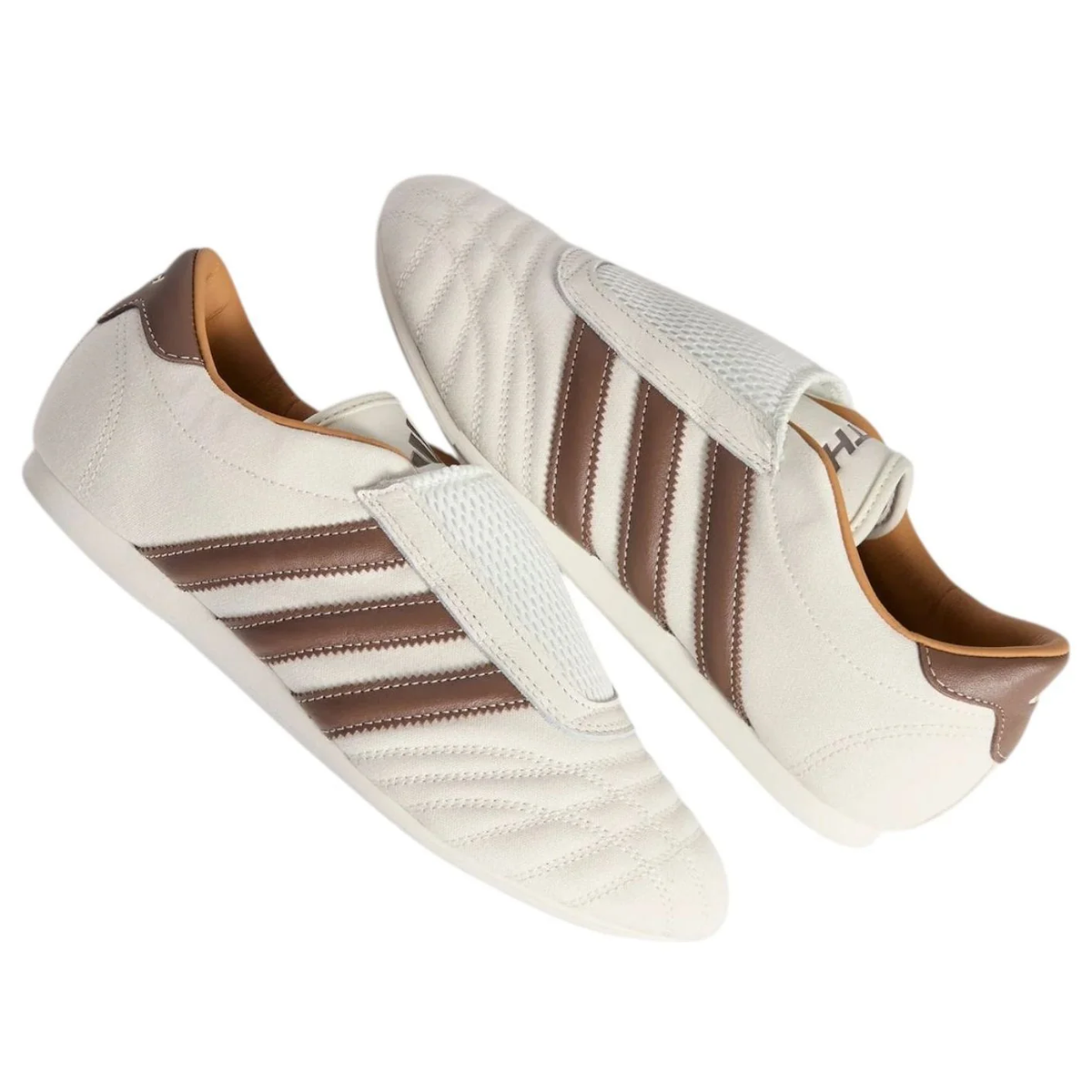 adidas x Kith Taekwondo 'Natural Canvas Coffee Quartz' JR7036 Women's Sneakers